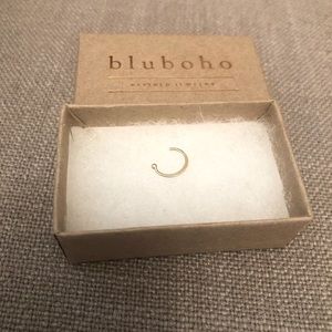 MJM Hug hoop earring 14k gold from Bluboho NEW